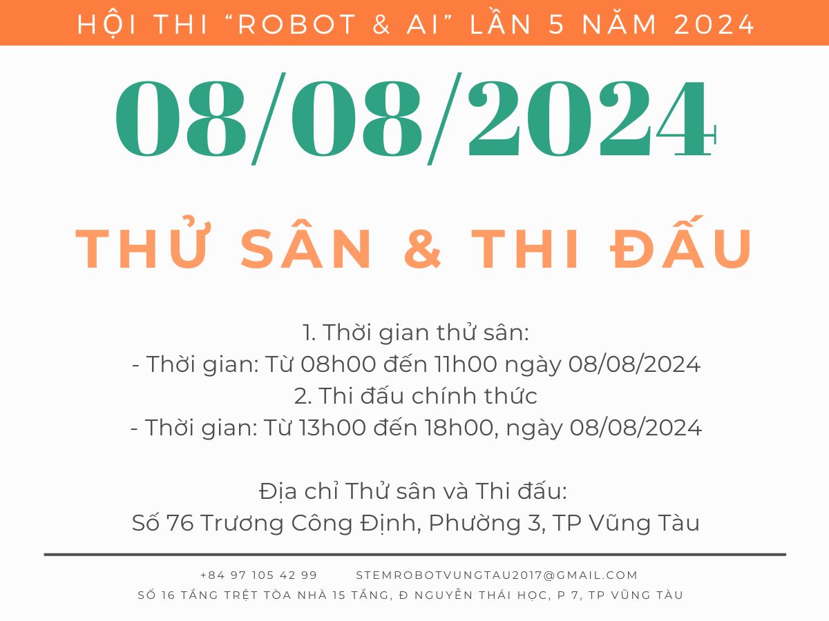 Hội thi Robot AI lần V năm 2024